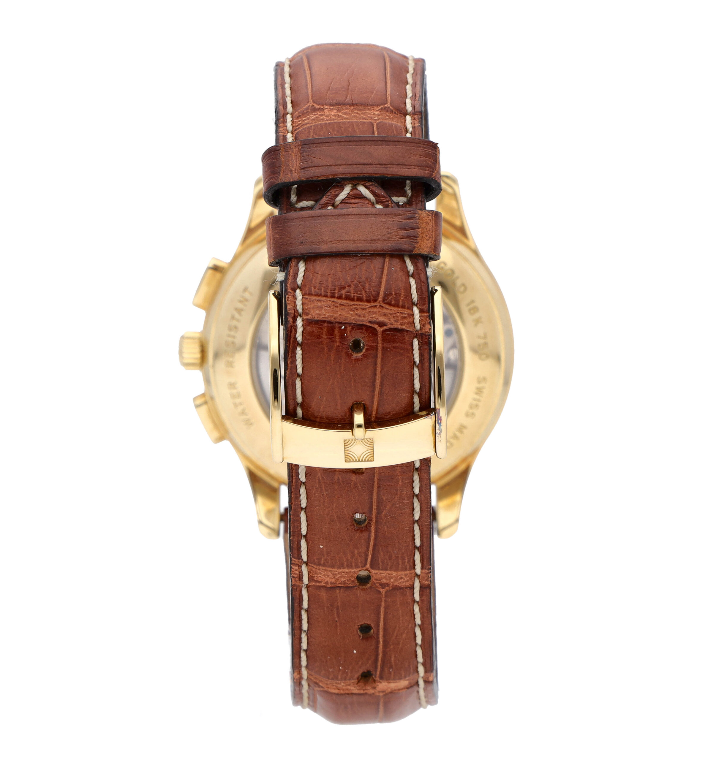 Zenith El Primero Chronograph 18k Yellow Gold Auto Mens Watch