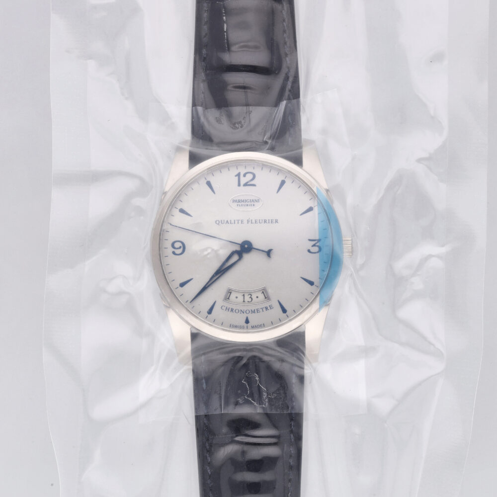 Parmigiani Qualite Fleurier 18k White Gold Auto Mens Watch PFC222-1200100-HA3141