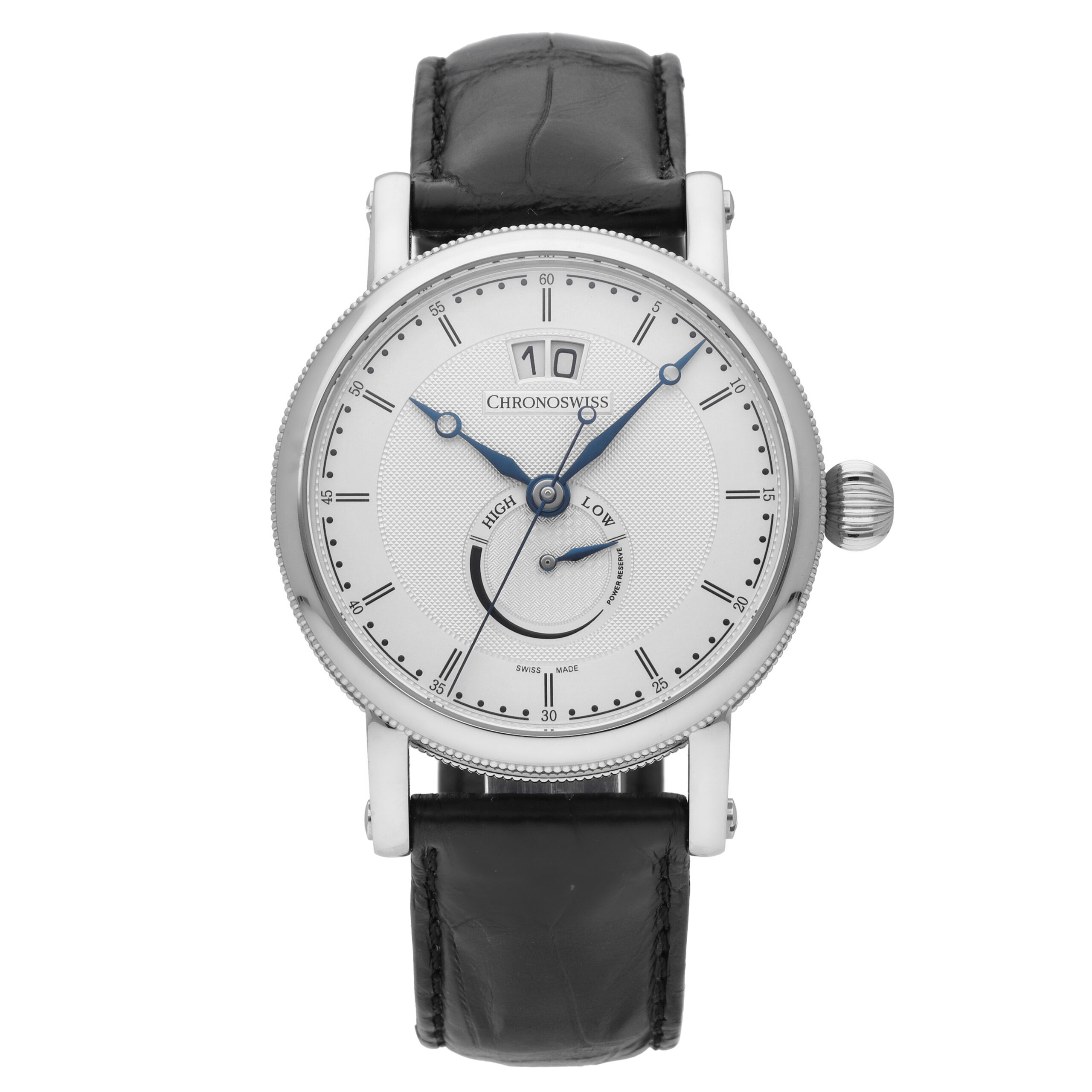 Chrono Swiss Stainless Steel Watch Victorinox Swiss Army