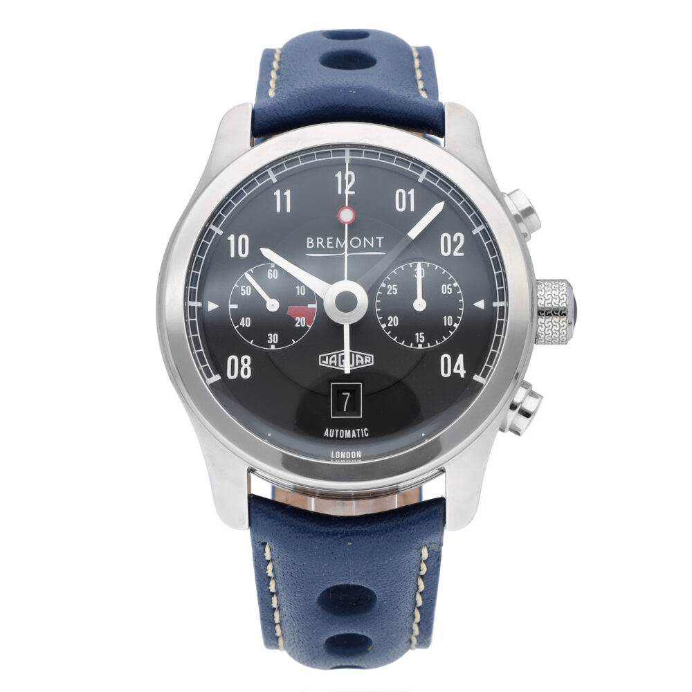 Bremont Jaguar MKII Stainless Steel 43mm Automatic Men's Watch J-MKII-BK-R-S