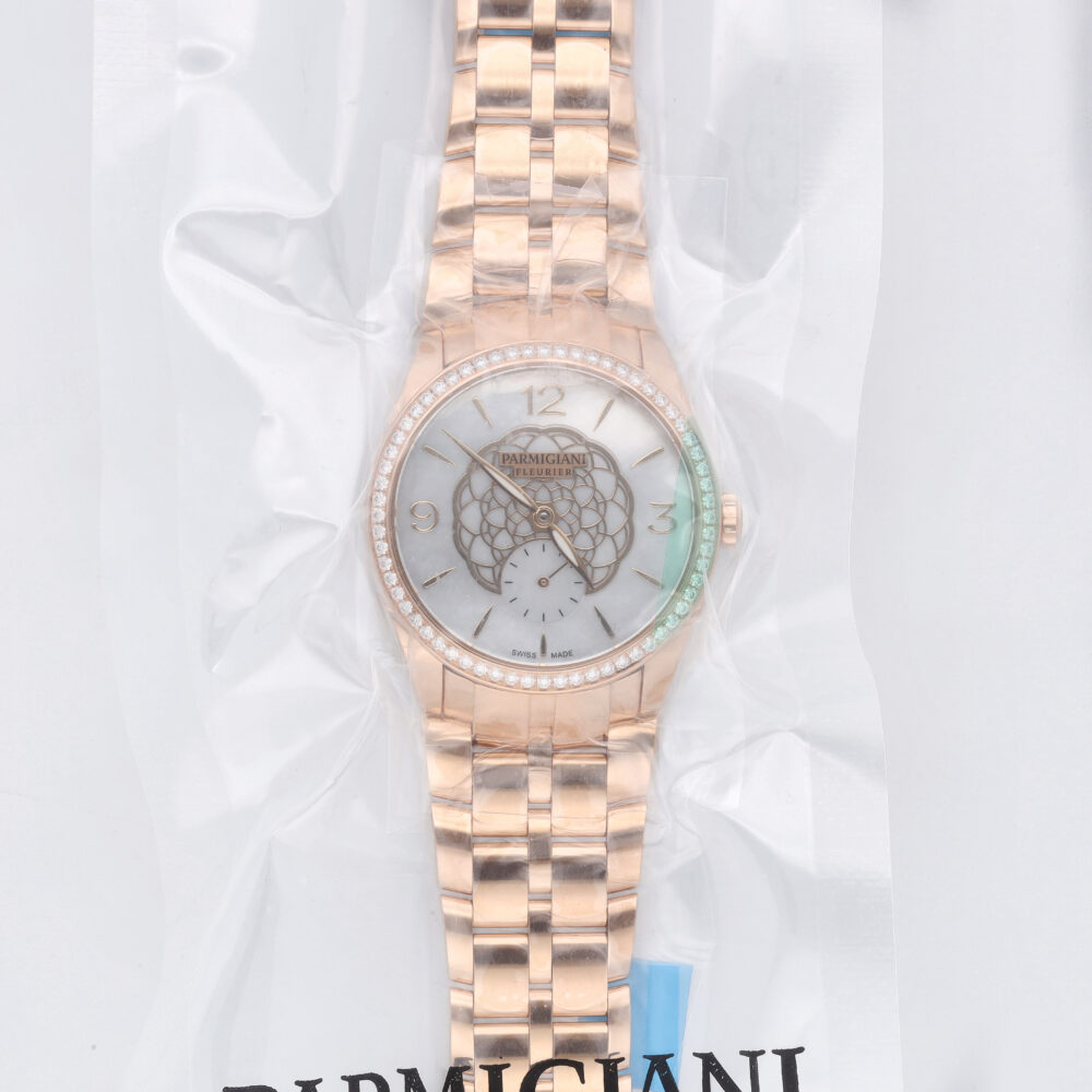 Parmigiani Metropolitaine 18k Rose Gold Auto Ladies Watch PFC800-1510020-B10002