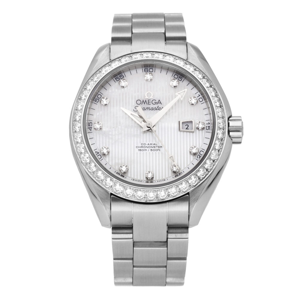 Omega Aqua Terra MOP Dial 34mm Automatic Ladies Watch 231.15.34.20.55.001