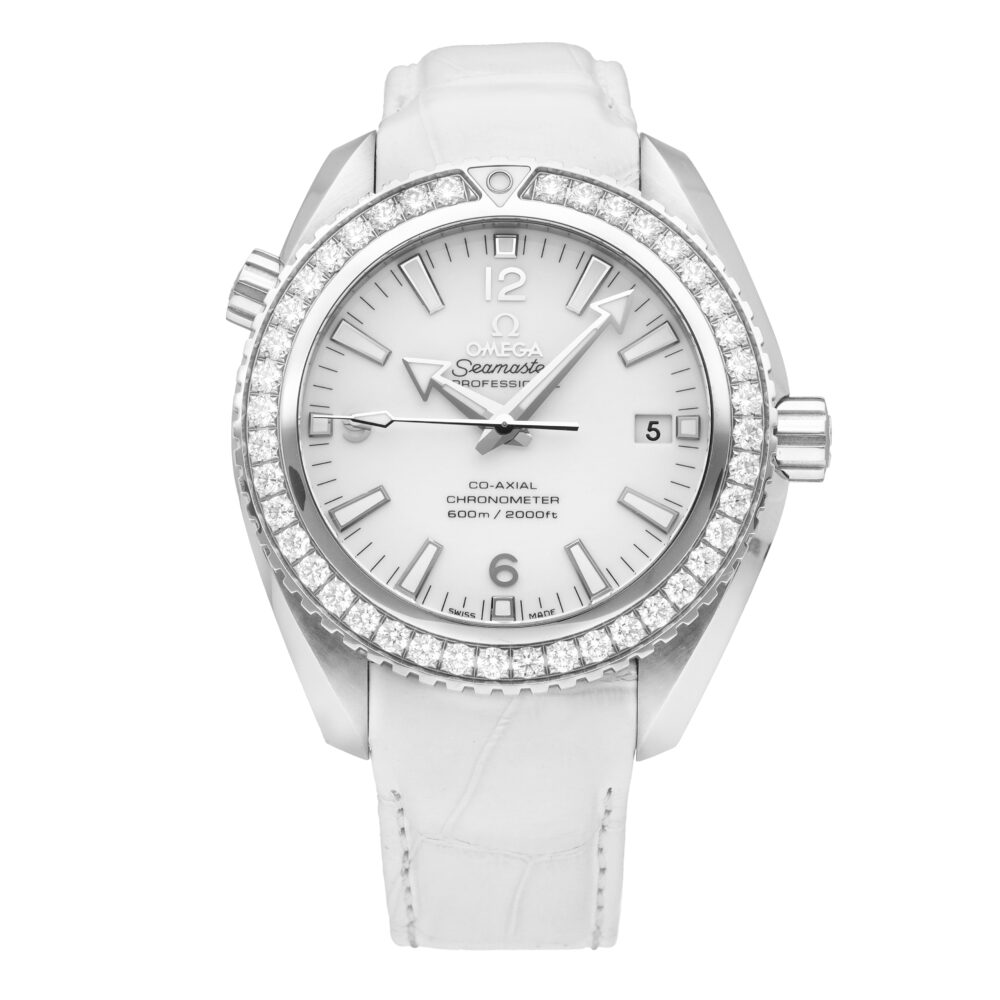 Omega Seamaster Planet Ocean White Dial 42mm Automatic Mens Watch 23218422104001