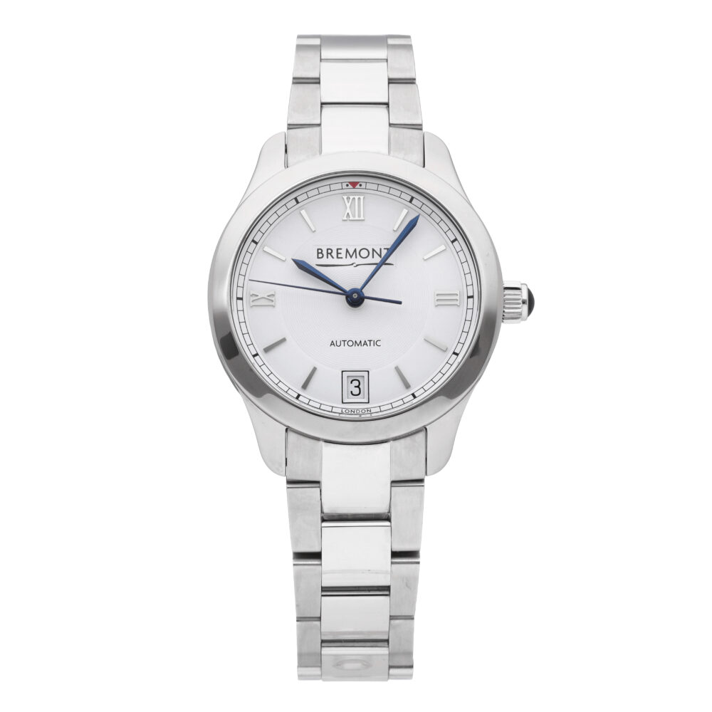 Bremont Solo 34 White Dial 34mm Automatic Ladies Watch SOLO34-AJ-WH-B