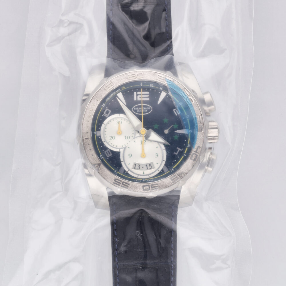 Parmigiani Pershing Blue Dial 45mm Automatic Men's Watch PFC528-3402500-XA3142