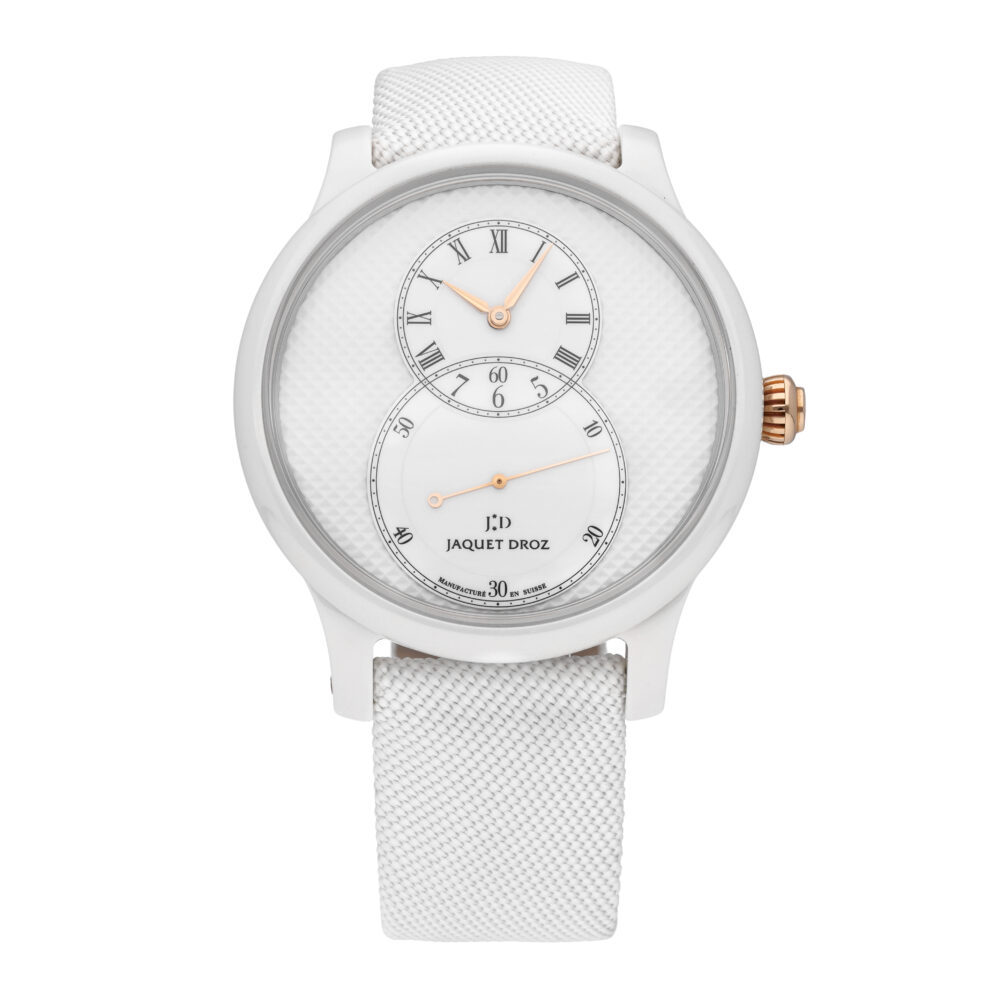 Jaquet Droz Grande Seconde Ceramic White Dial Automatic Men's Watch J003036540
