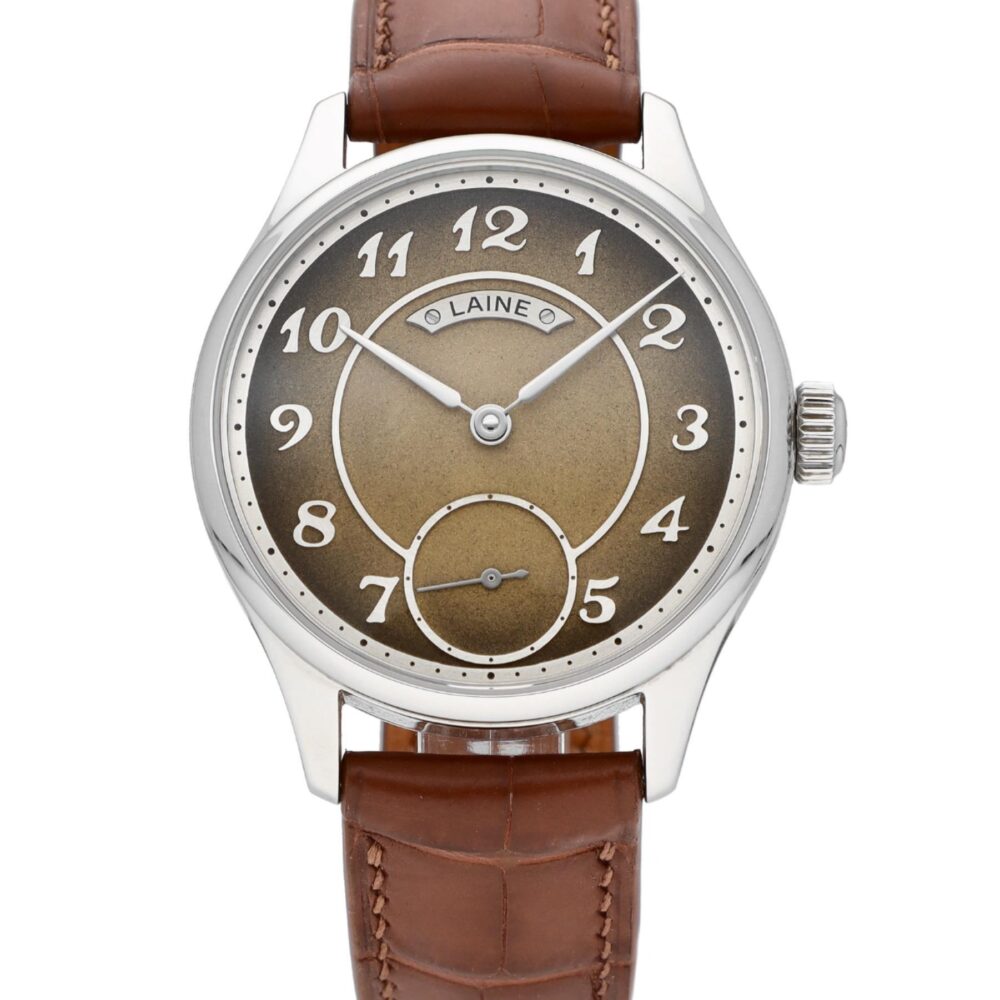 Laine Gelidus 2 Stainless Steel Brown Dial 40.5mm Manual-Wind Men's Watch