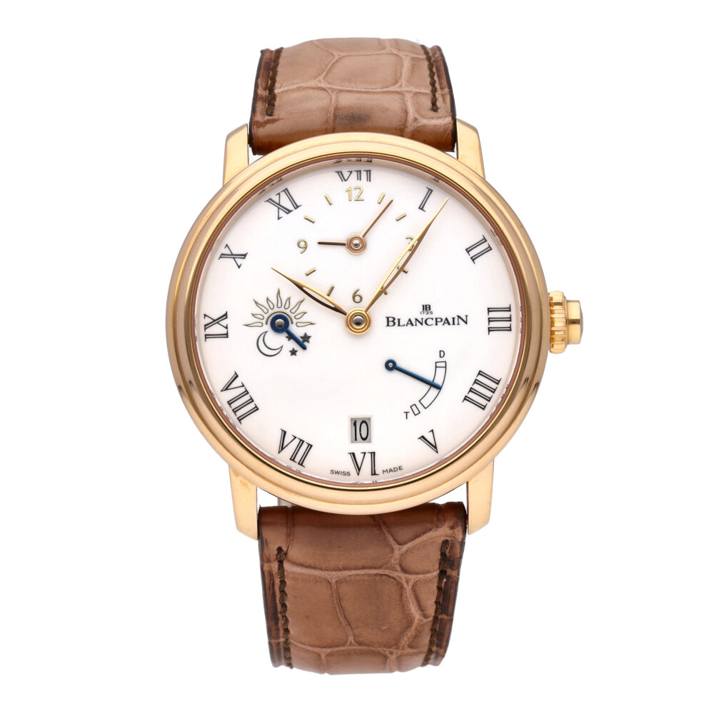 Blancpain Villeret 8 Days 18k Rose Gold 42mm Automatic Men's Watch 6661-3631-55B