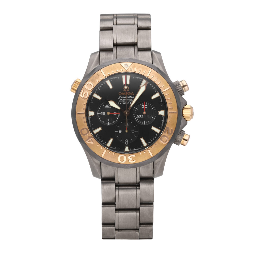Omega Seamaster Diver Titanium Black Dial Automatic Men's Watch 2294.50.00