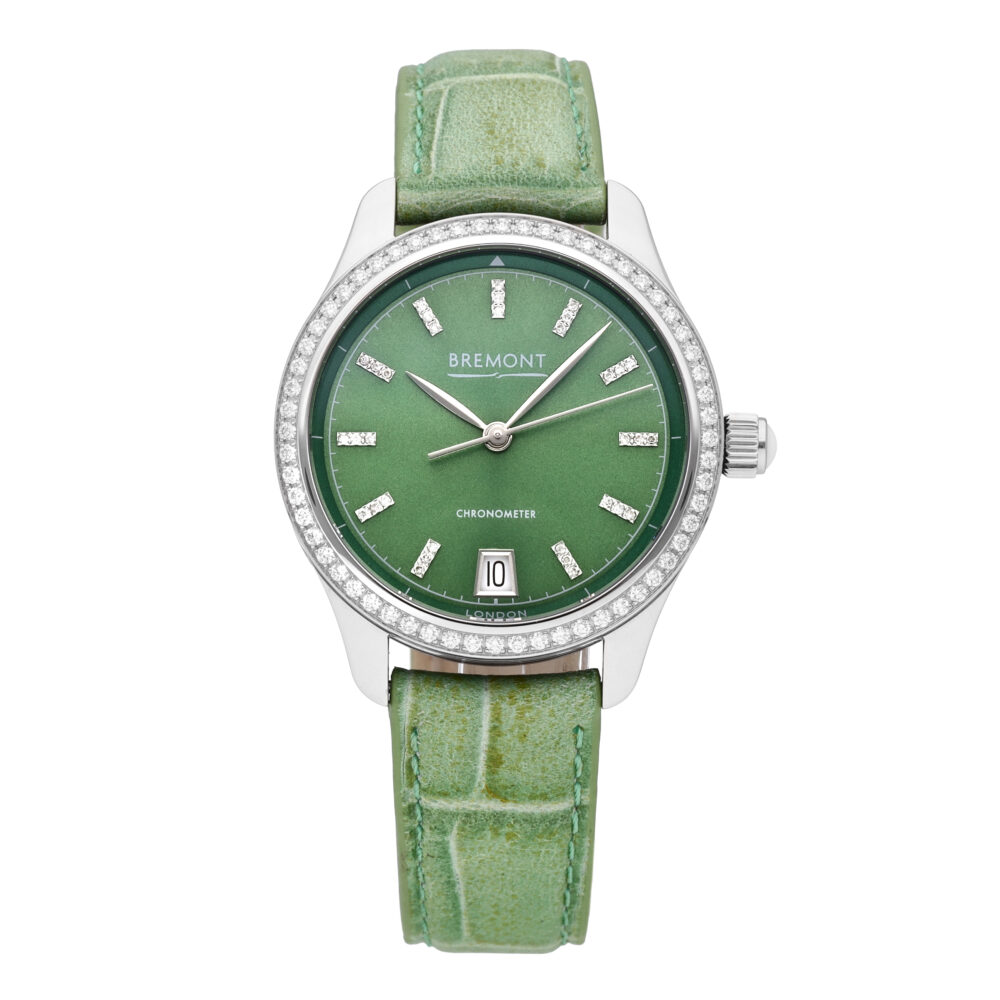 Bremont Lady K Jade Green Dial 34mm Automatic Ladies Watch LADY-K-JA-SS-R-S