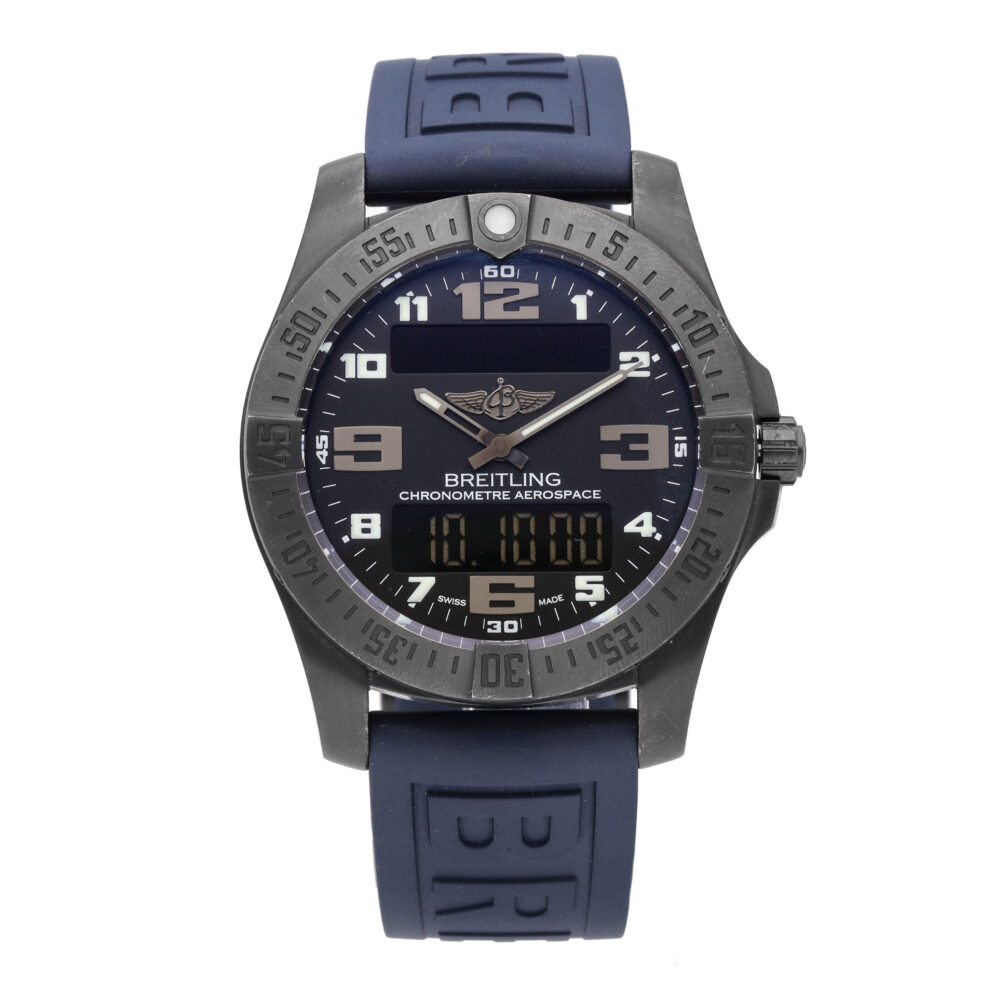 Breitling Aerospace Evo Night Mission Titanium 43mm Quartz Men's Watch V79363