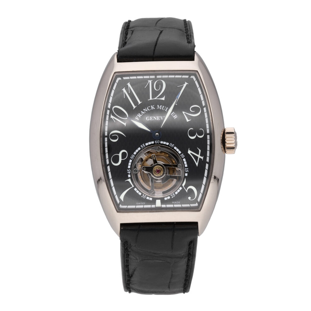 Franck Muller Master Imperial 18k White Gold Tourbillon Manual Mens Watch 7851 T