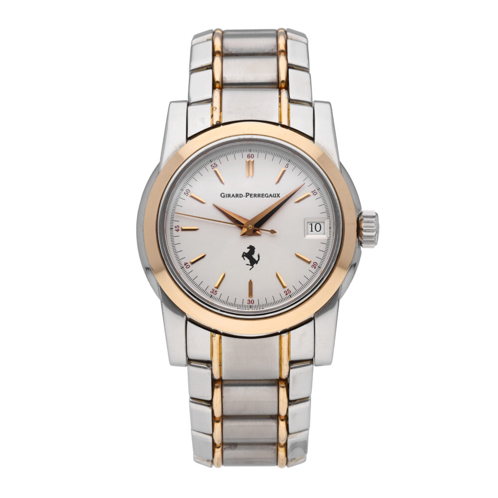 Girard Perregaux Ferrari Silver Dial 35mm Automatic Men's Watch 8025