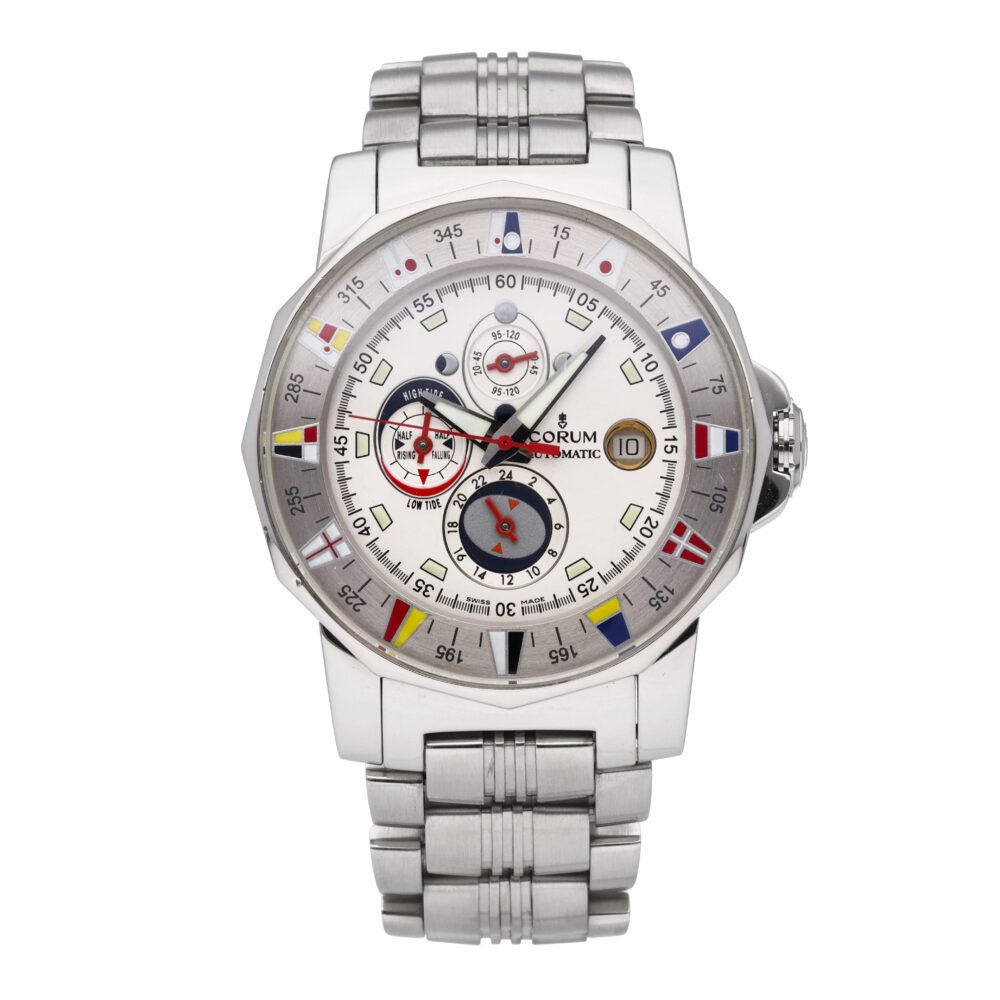 Corum Admiral Cup Tides 44 White Dial Automatic Men’s Watch 977.630.20