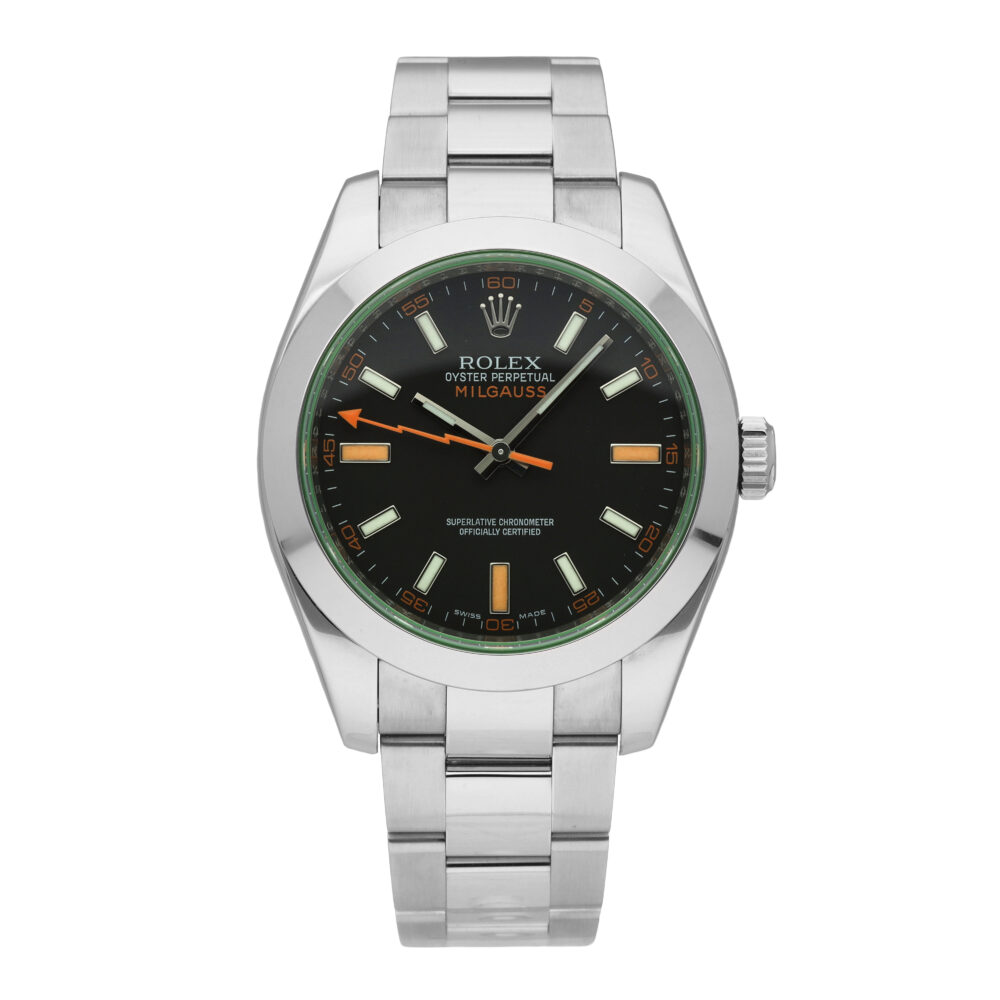 Rolex Milgauss 2010 Black Dial 40mm Automatic Men's Watch 116400GV