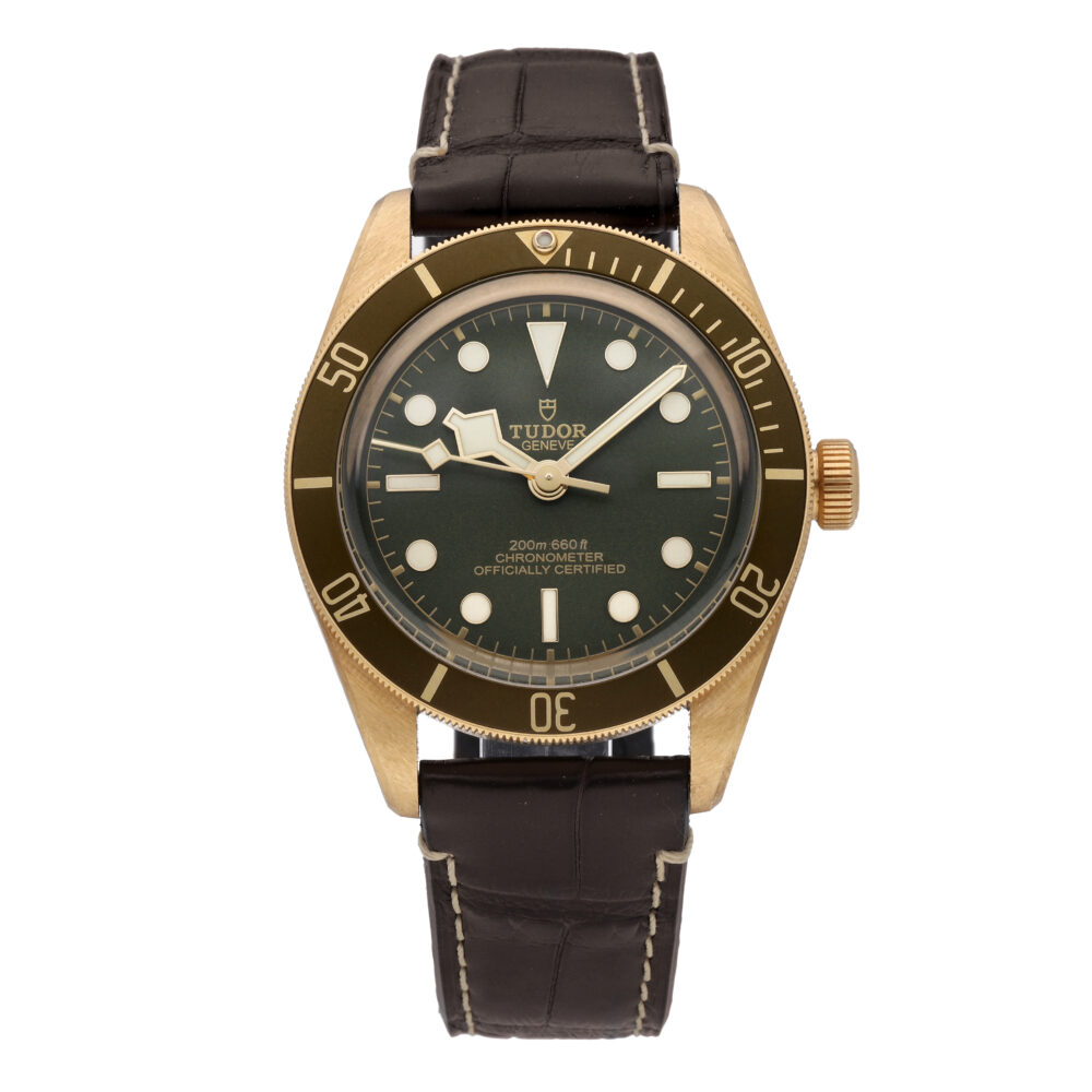 Tudor Black Bay 58 18k Yellow Gold Green Dial 39mm Automatic Men's Watch 79018V