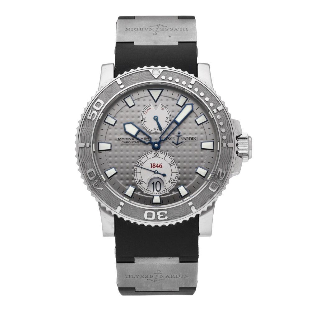 Ulysse Nardin Maxi Marine Diver Grey Dial 42.7mm Automatic Men's Watch 263-33